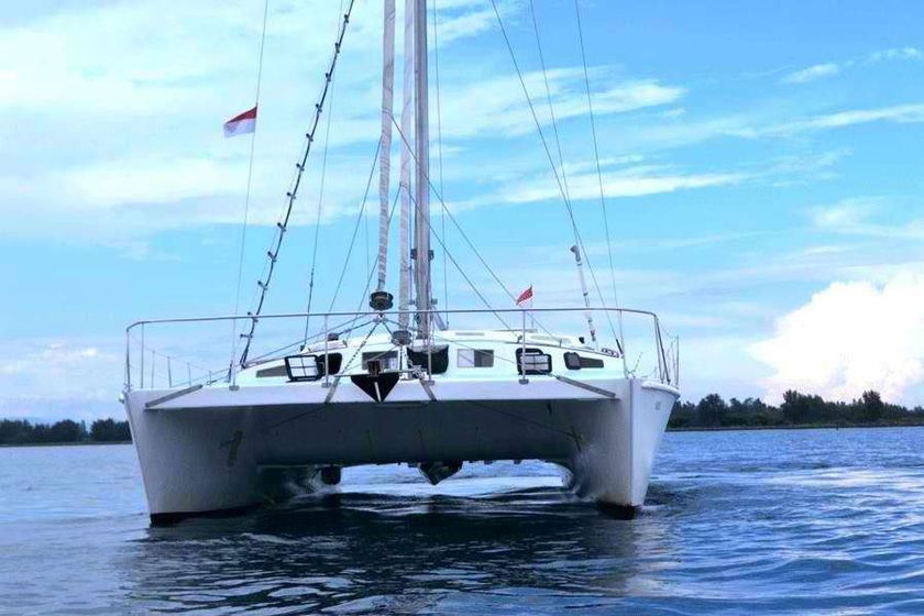 cutter rigged catamaran