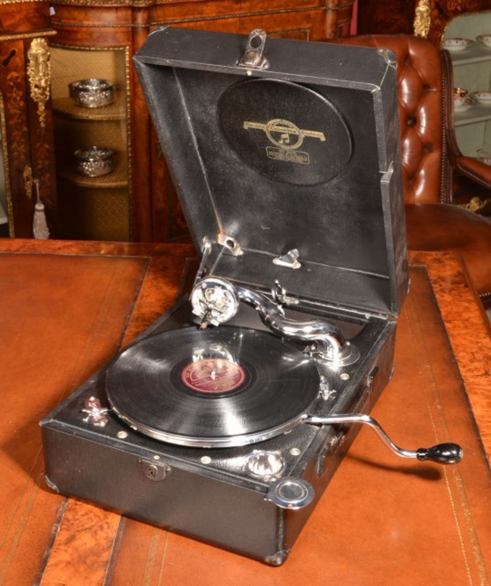 Vintage Columbia Portable Gramophone 1930 For Sale On Luxify 