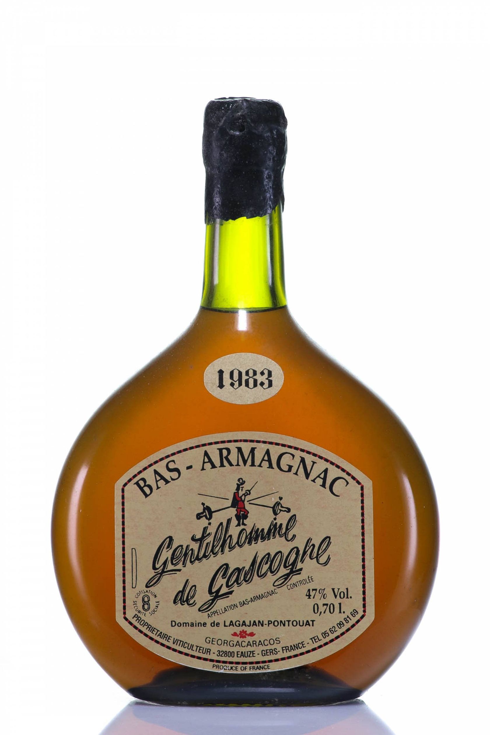 armagnac 1983 domaine de lagajan-pontouat