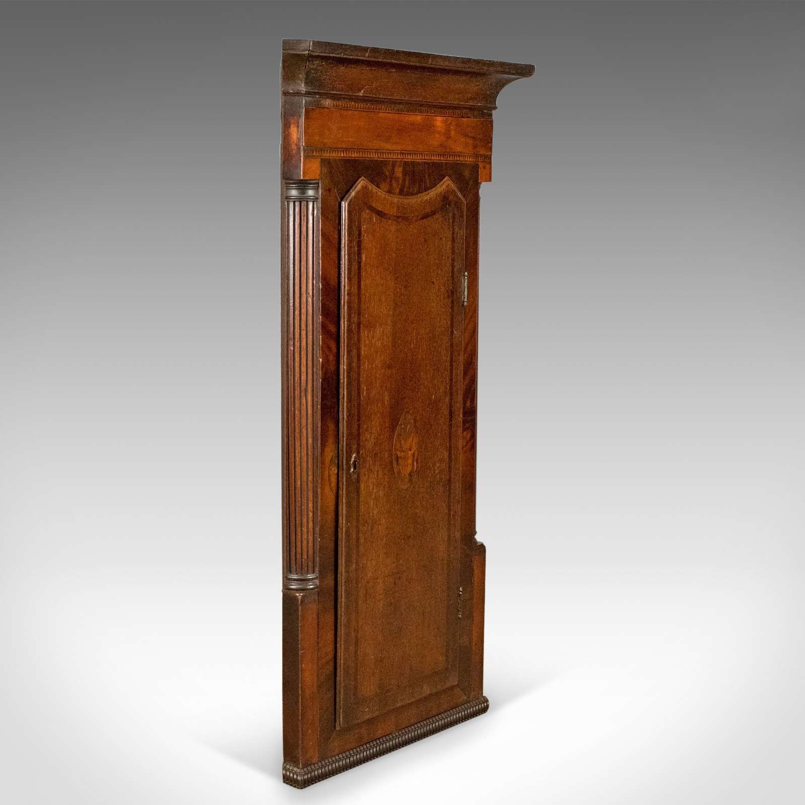 Antique Corner Cabinet, Georgian, Mahogany, Narrow ...