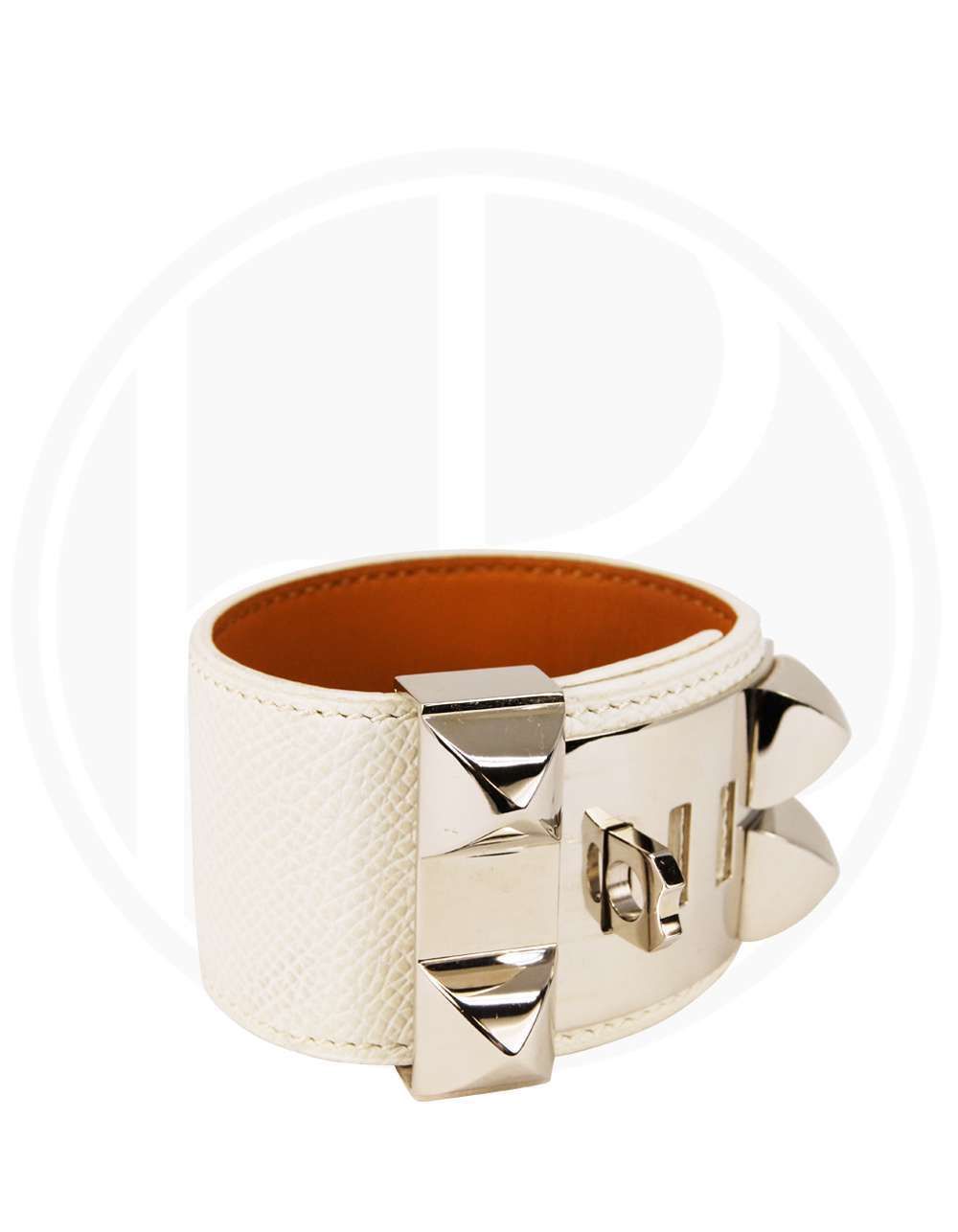 Herm 232 S Cdc Rouge Casaque Bracelet In Epsom Phw For Sale On
