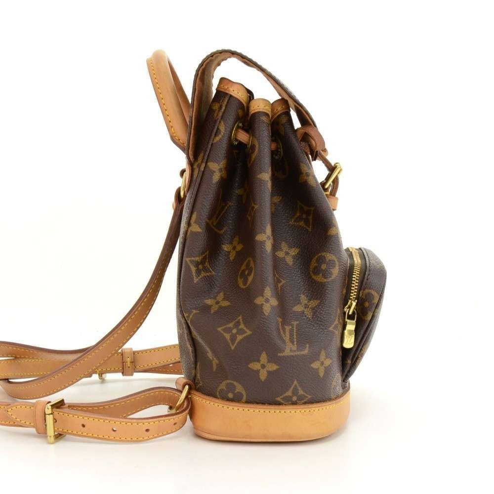 Louis Vuitton Mini Montsouris Monogram Canvas Backpack Bag for sale on Luxify